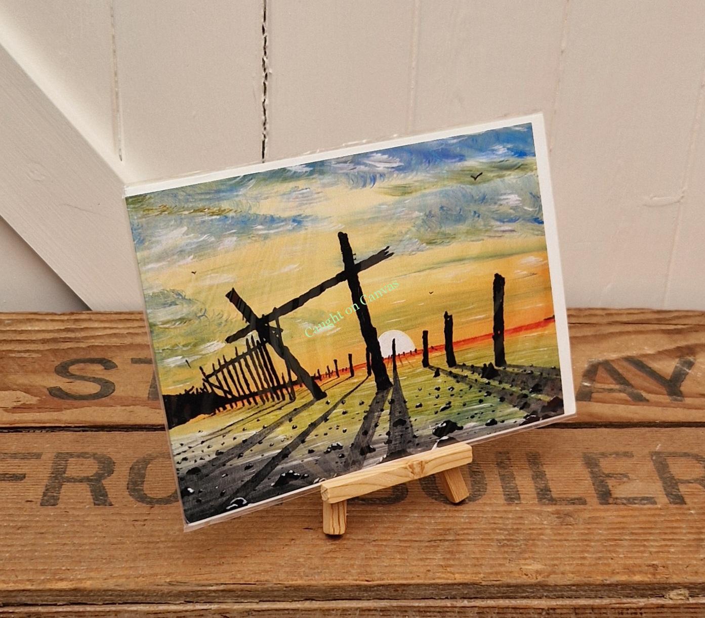 Happisburgh Old Sea Defence Sunrise - Image 3