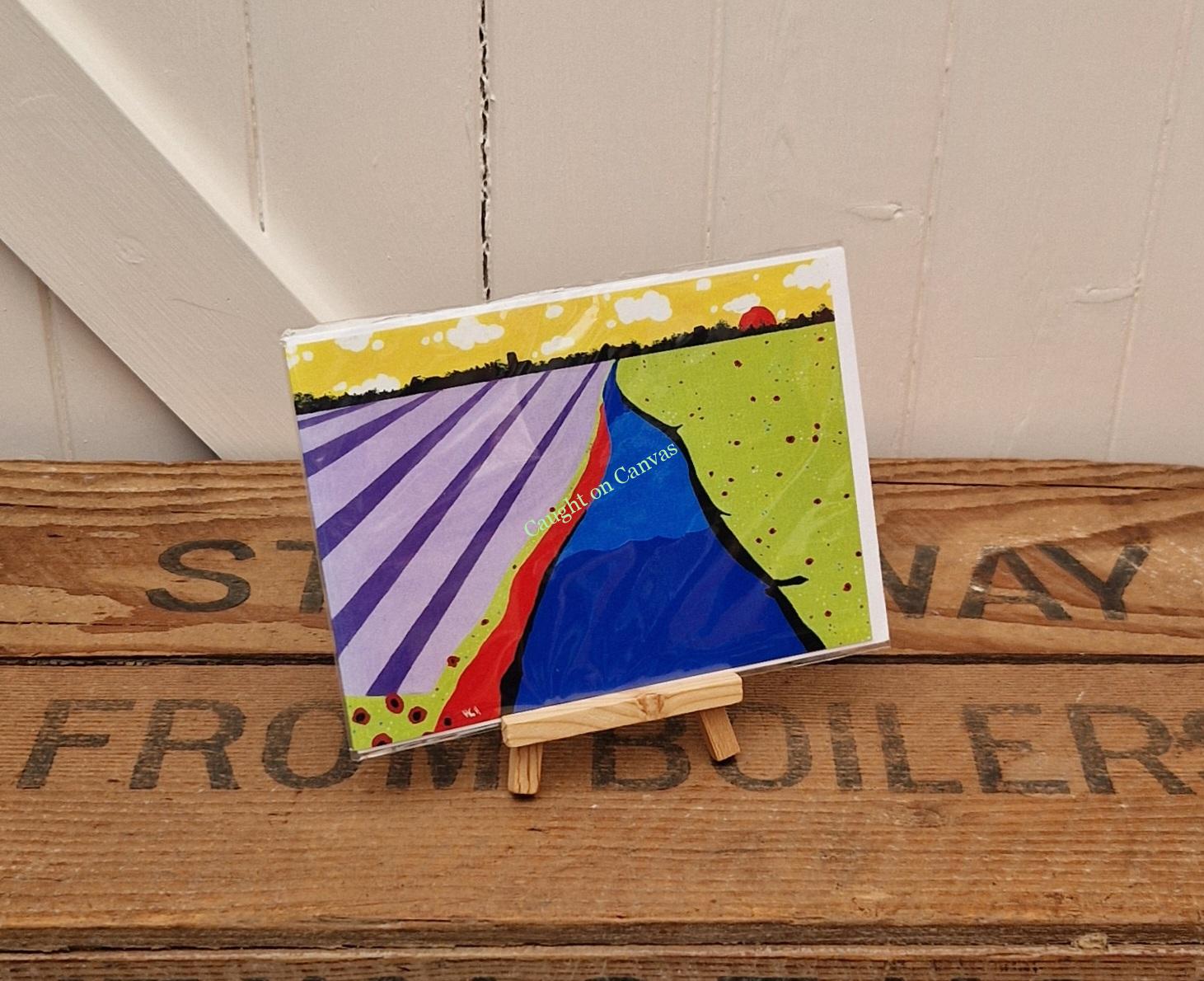 Sunset & Colourful Fields - Image 2