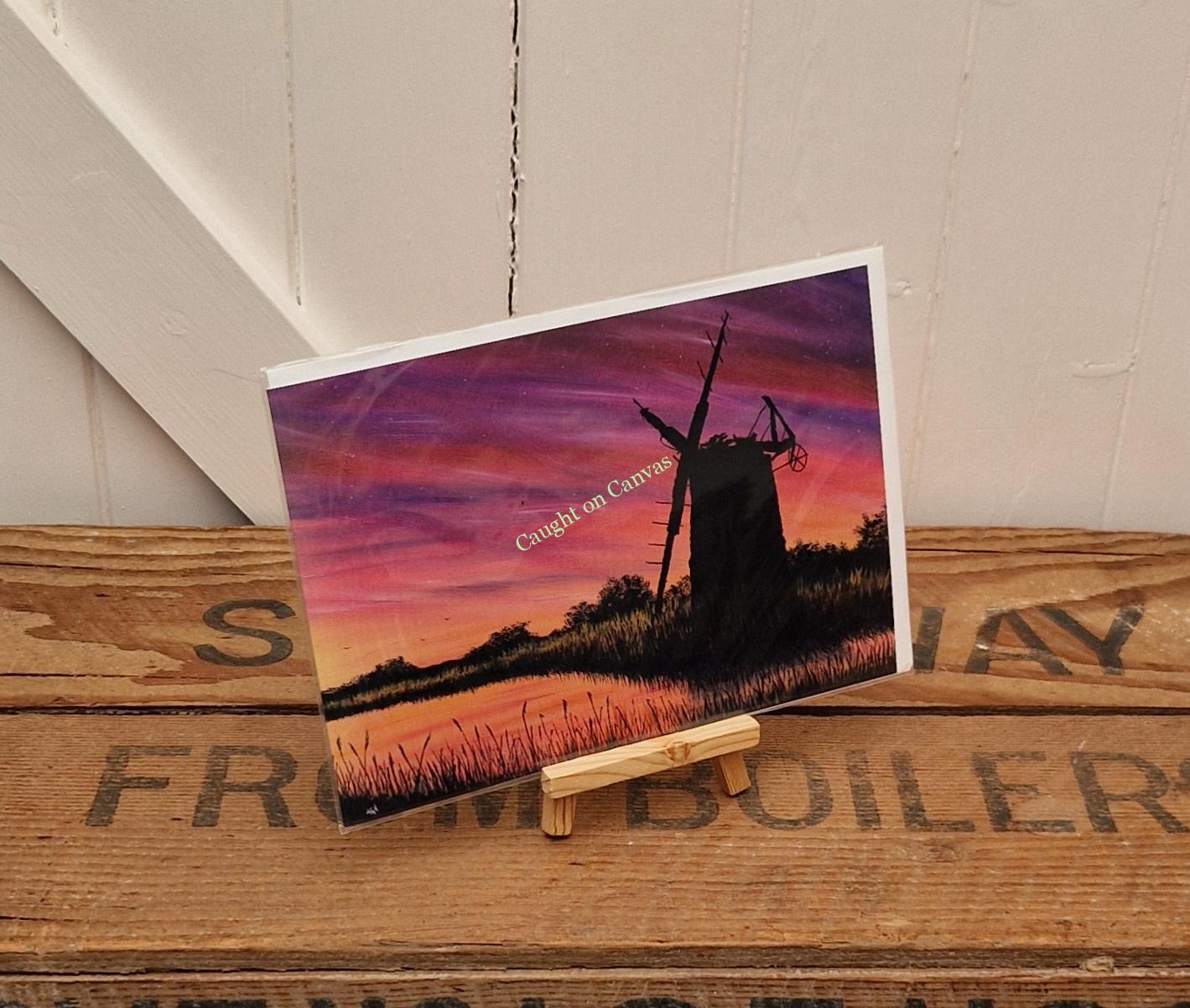 Peace at Sunset (Brograve Mill) Norfolk Broads. - Image 2