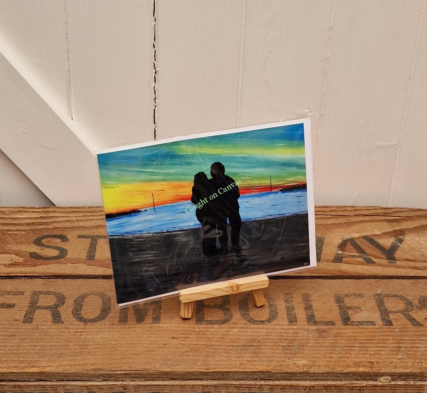 Sea Palling Couple Sunrise, Norfolk coast. - Image 2