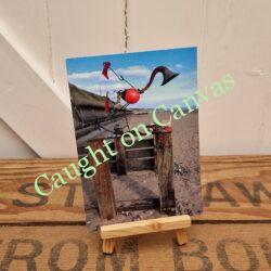 Cart Gap Beach Litter Sculpture