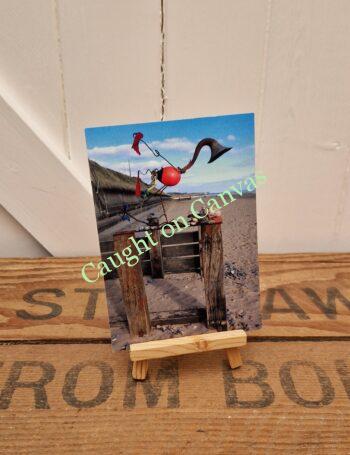 Cart Gap Beach Litter Sculpture