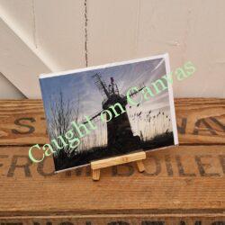 Horsey Mill Silhouette.