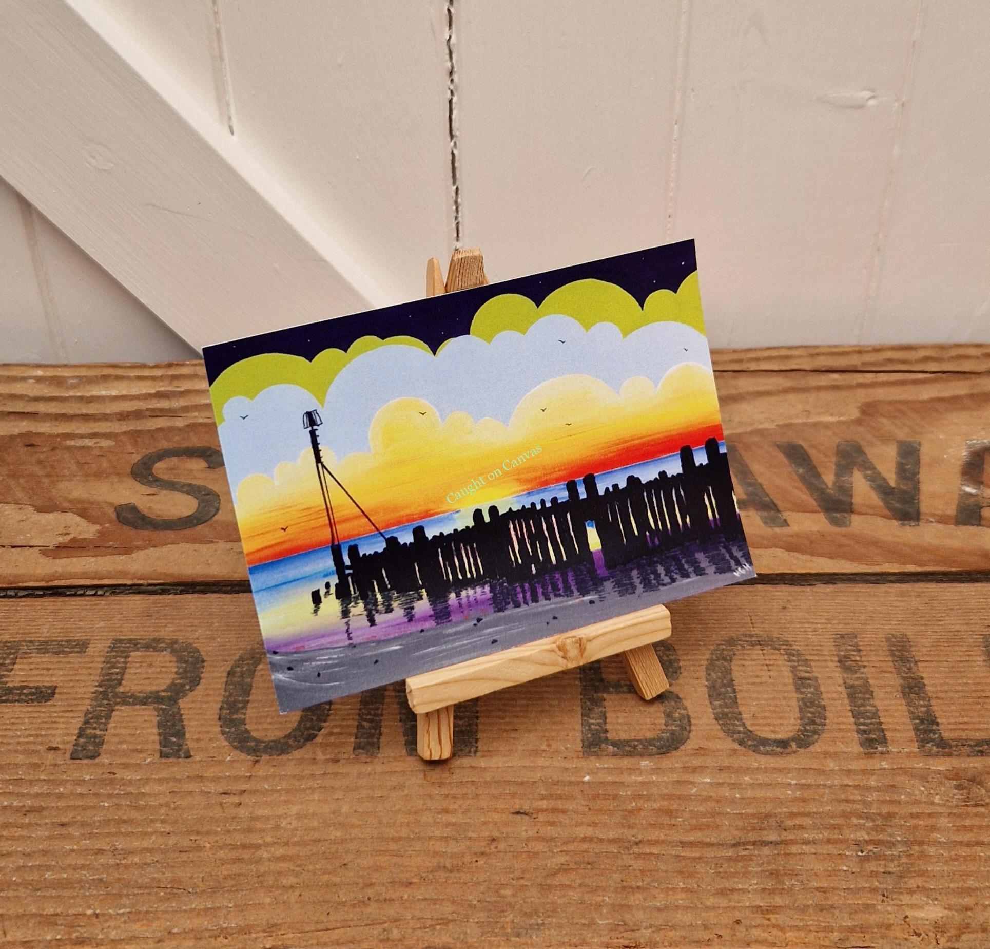Cart Gap Groyne Sunrise. - Image 4
