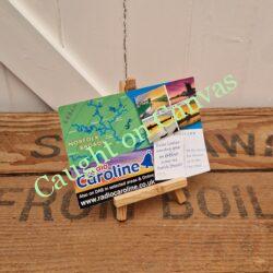 Radio Caroline and the Norfolk Broads postcard.