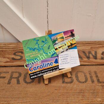 Radio Caroline and the Norfolk Broads postcard.