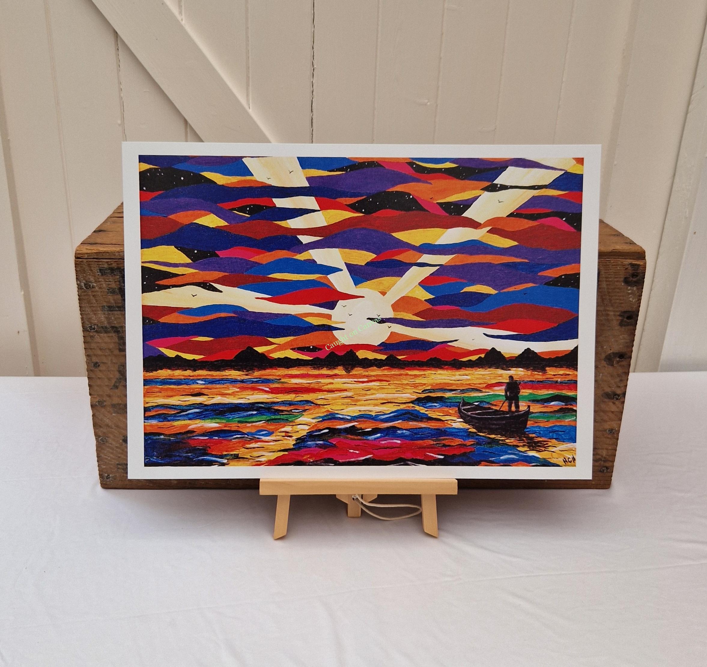 Sun saviour on wave of light. - Image 3