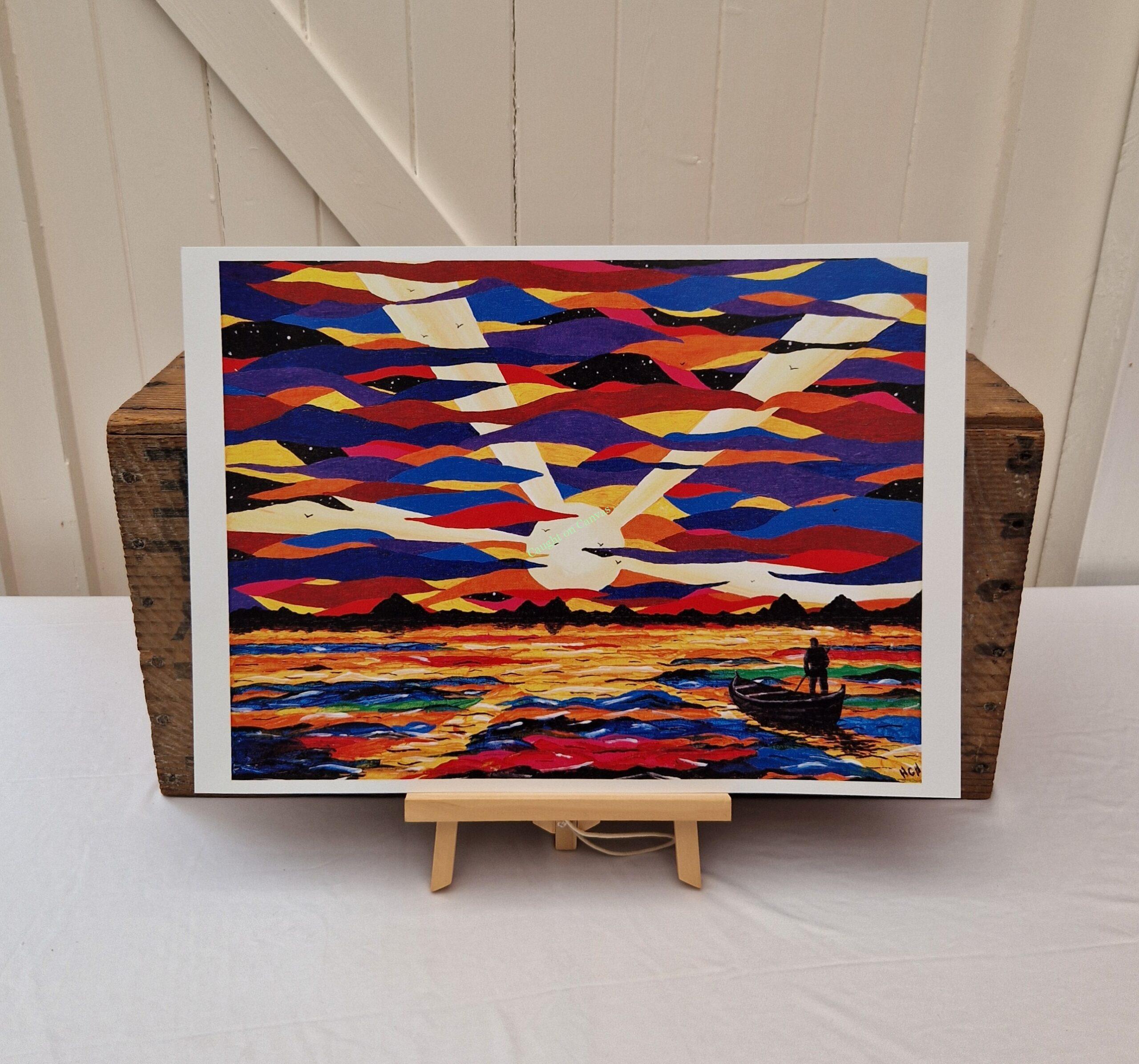 Sun saviour on wave of light. - Image 2