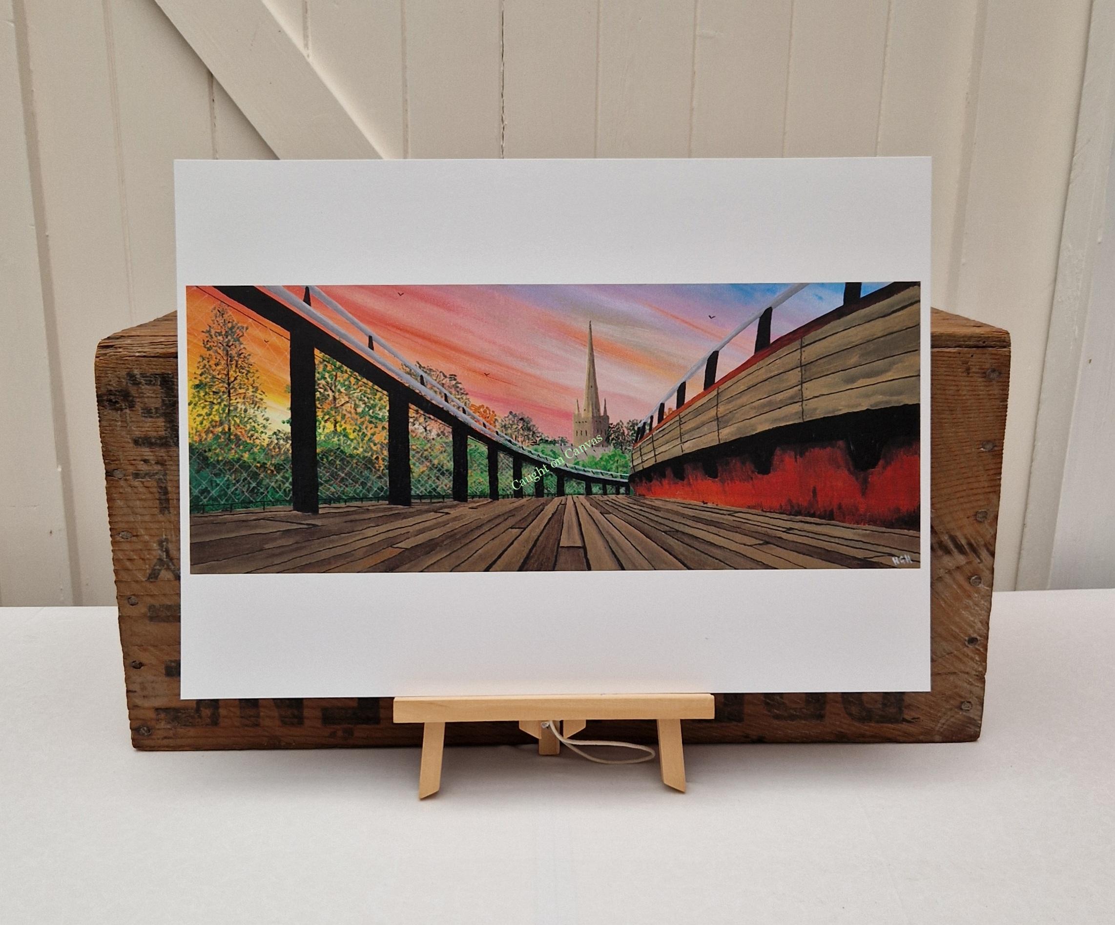 Jarrold Bridge Sunset. - Image 2