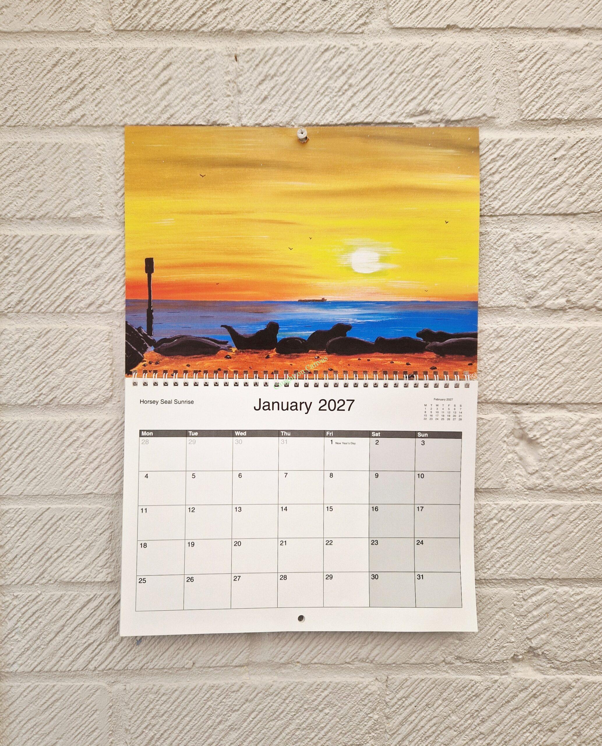 Caught on Canvas 2027 Calendar. - Image 3