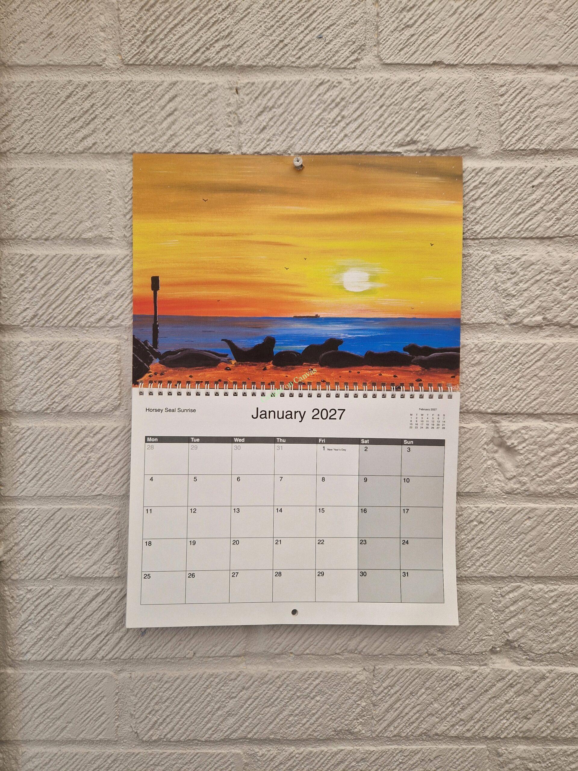 Caught on Canvas 2027 Calendar. - Image 3