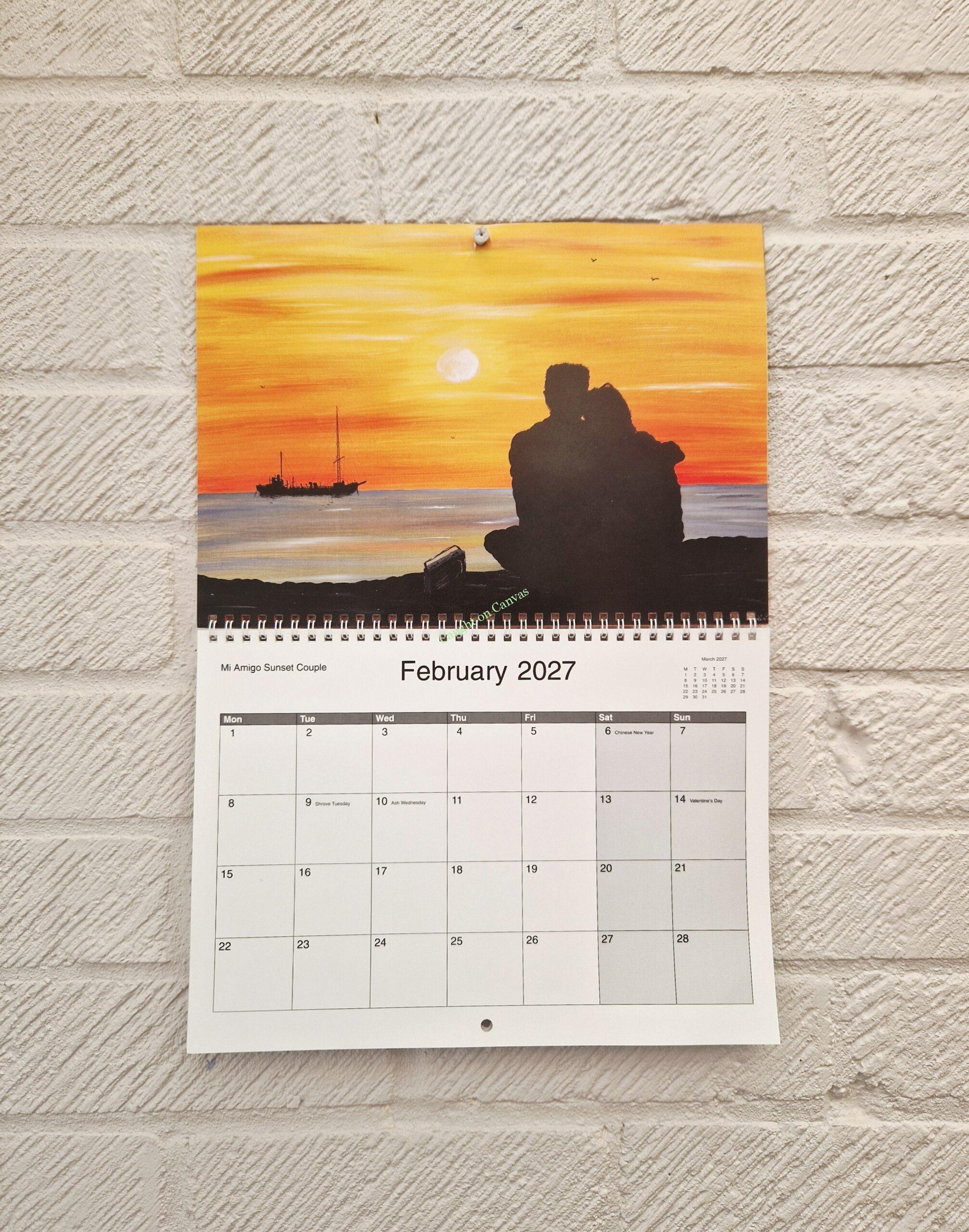 Caught on Canvas 2027 Calendar. - Image 4