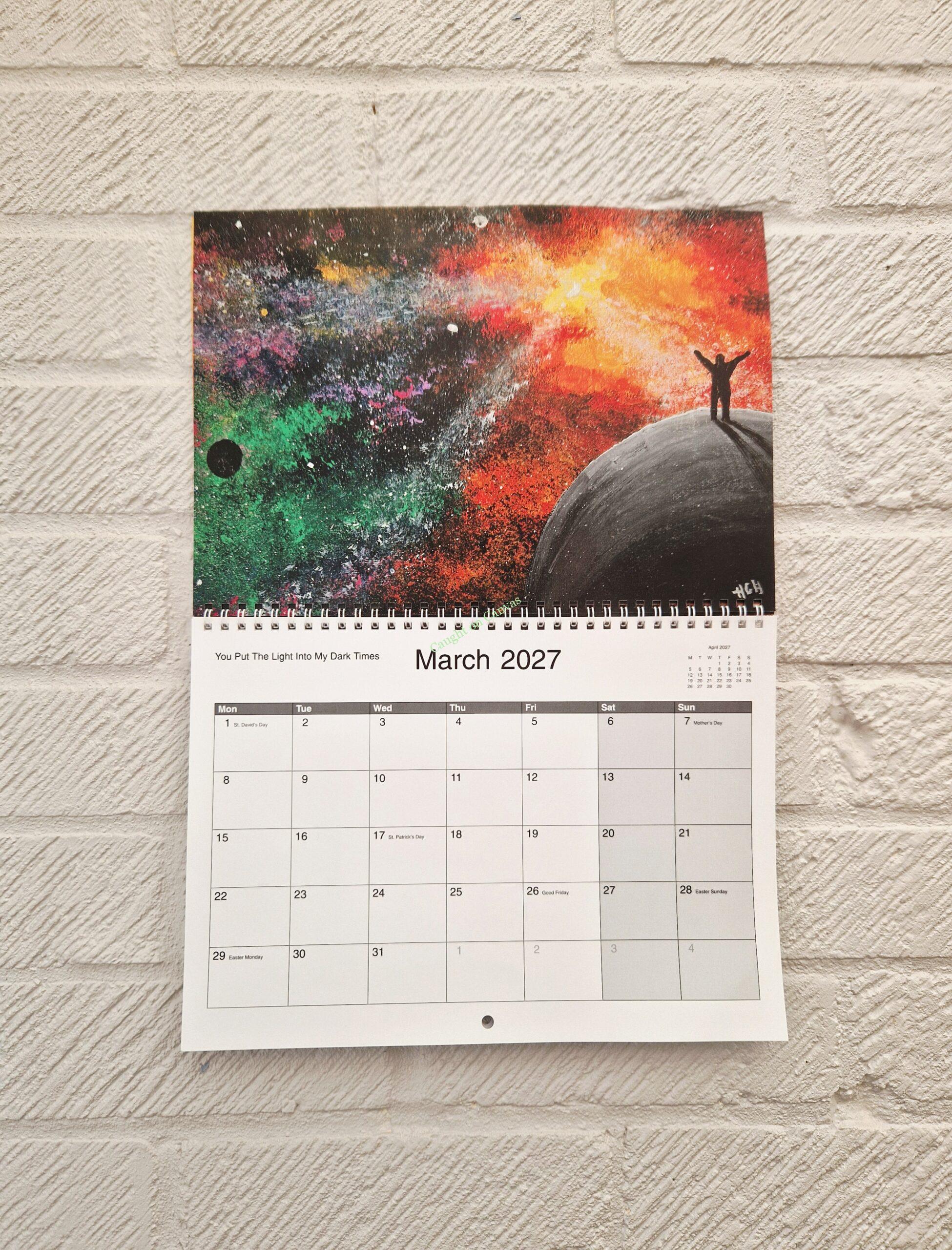 Caught on Canvas 2027 Calendar. - Image 6