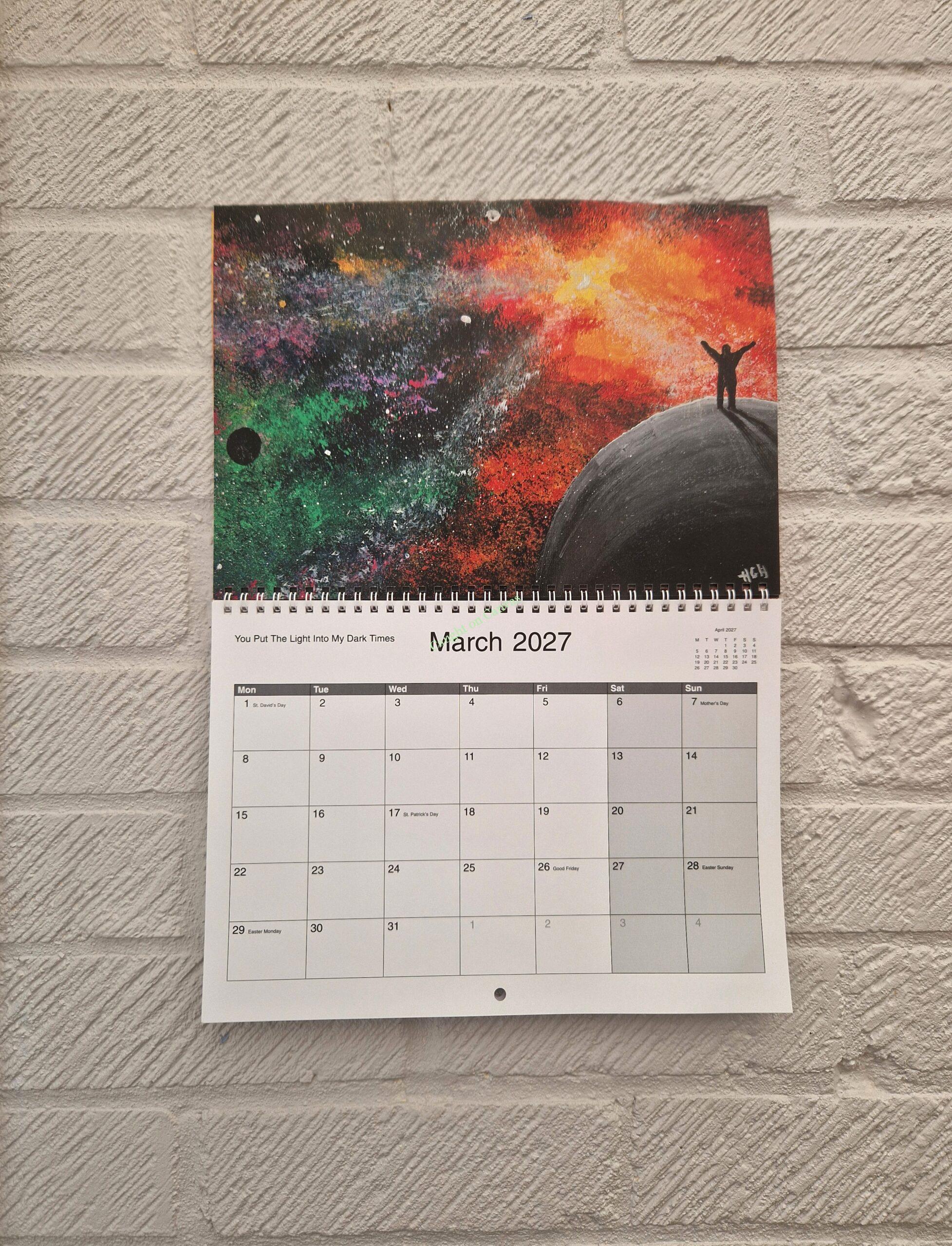 Caught on Canvas 2027 Calendar. - Image 5