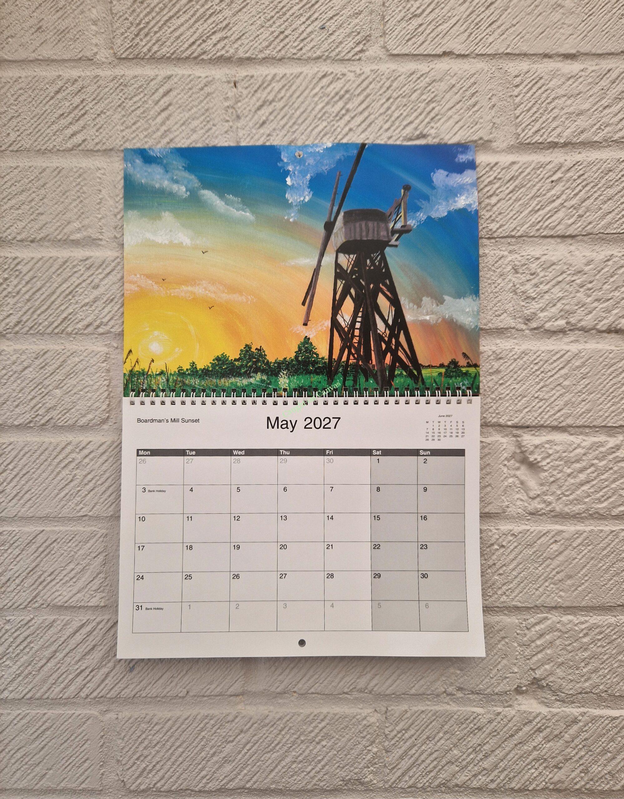 Caught on Canvas 2027 Calendar. - Image 7