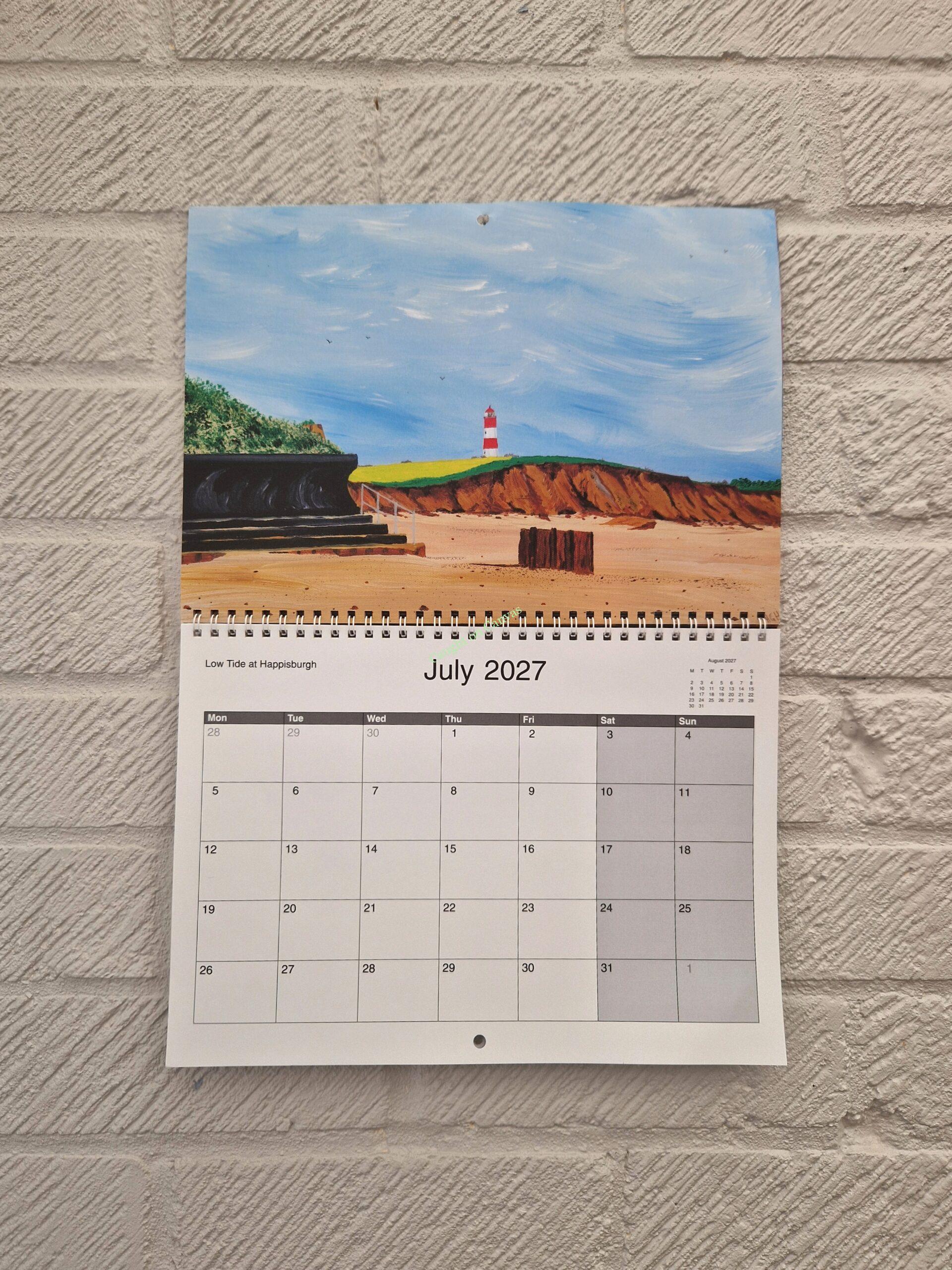 Caught on Canvas 2027 Calendar. - Image 9