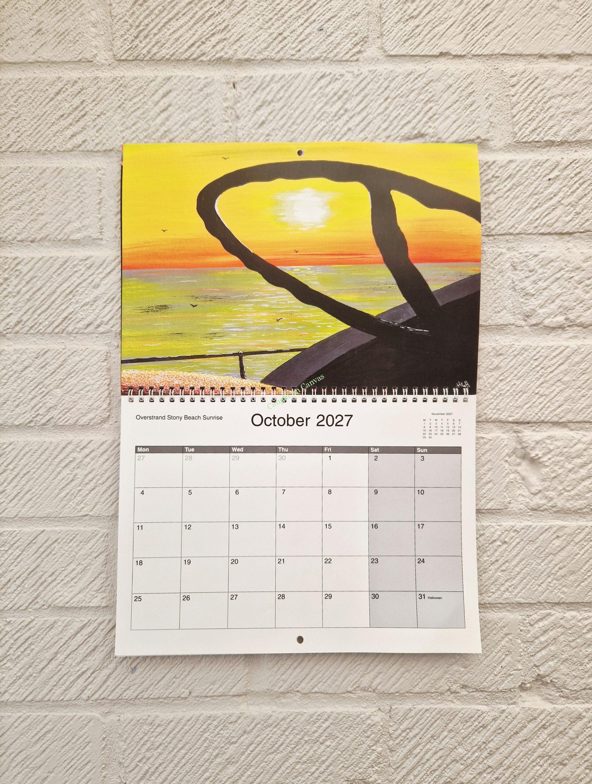 Caught on Canvas 2027 Calendar. - Image 13