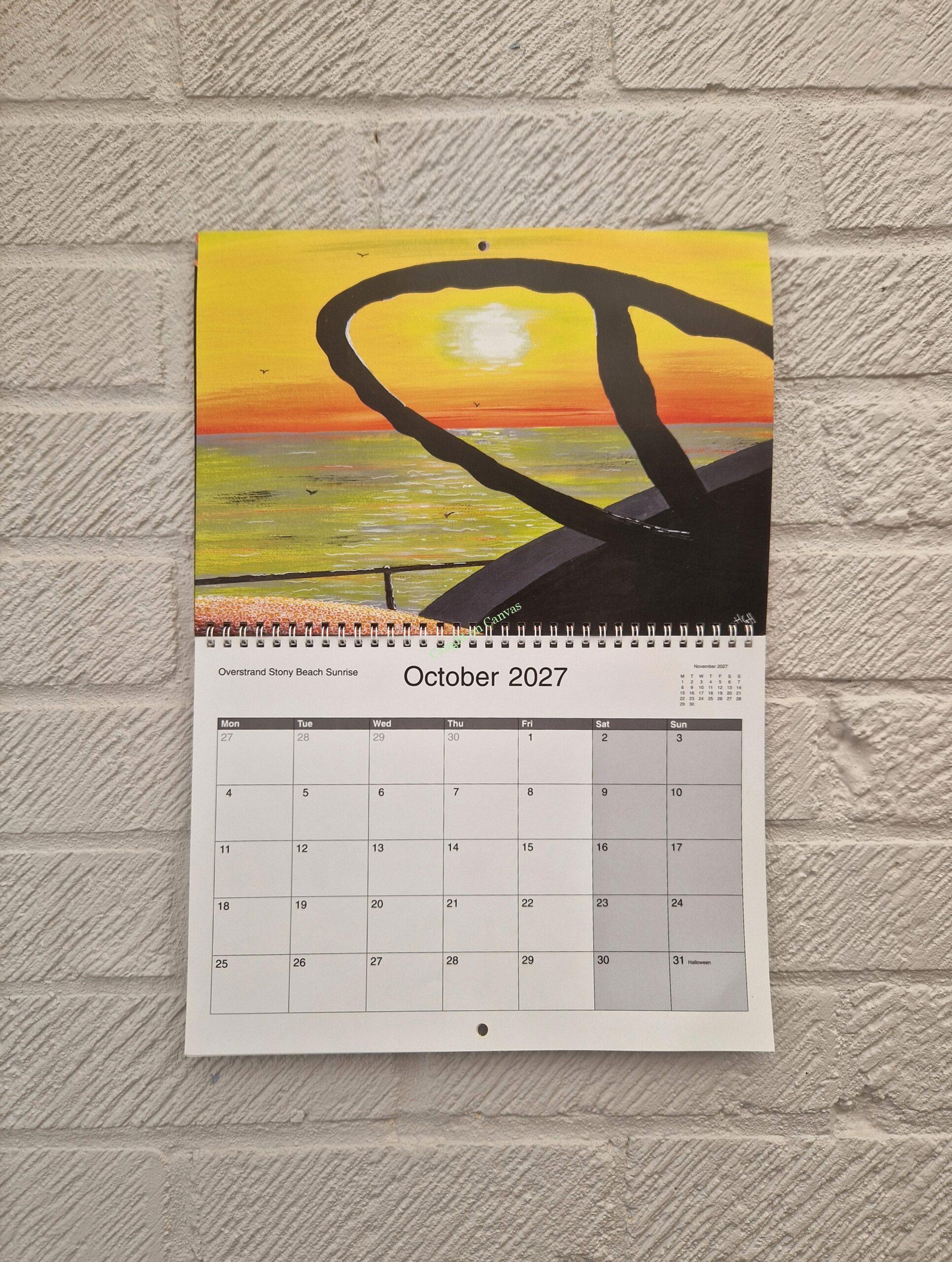 Caught on Canvas 2027 Calendar. - Image 12