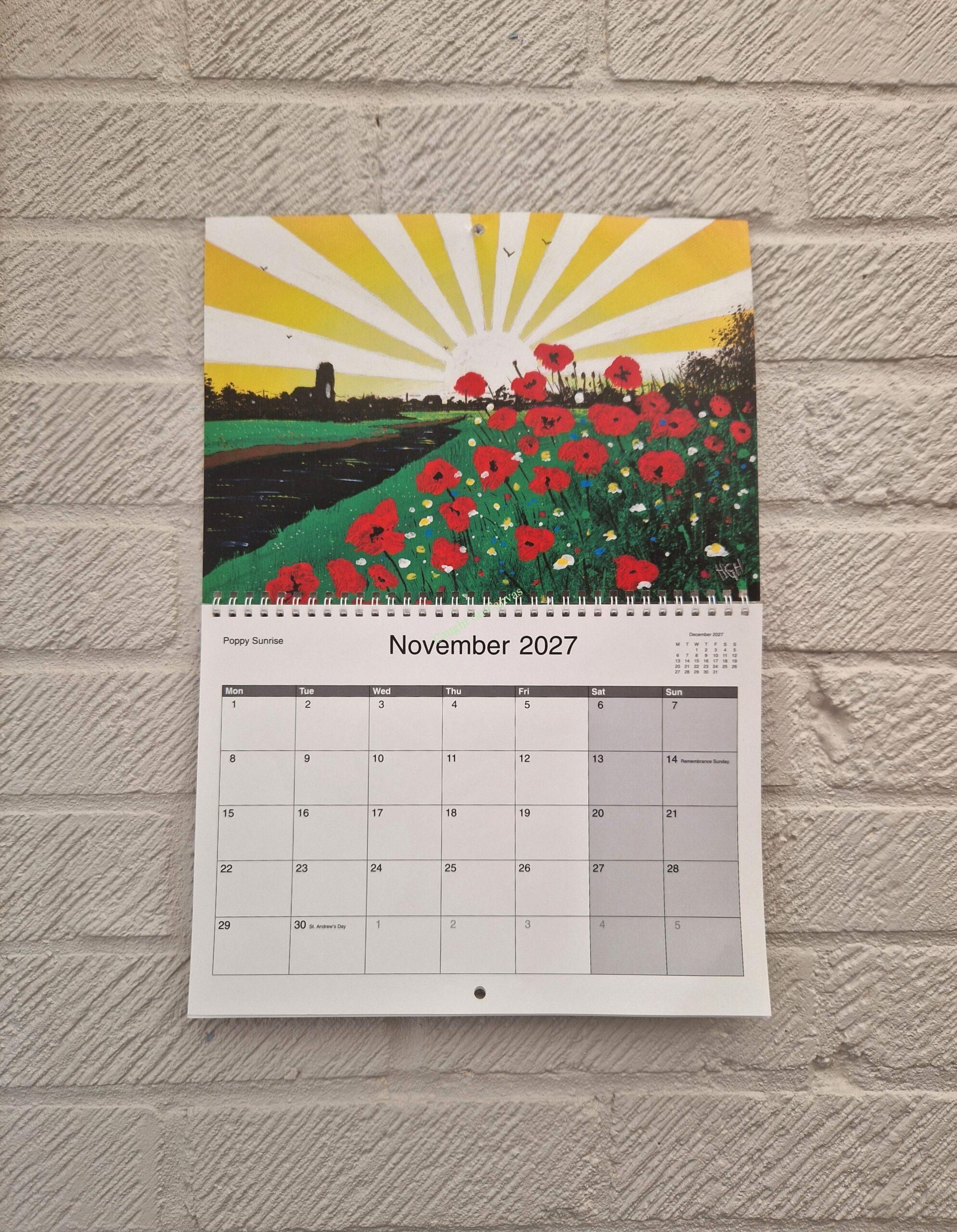 Caught on Canvas 2027 Calendar. - Image 13