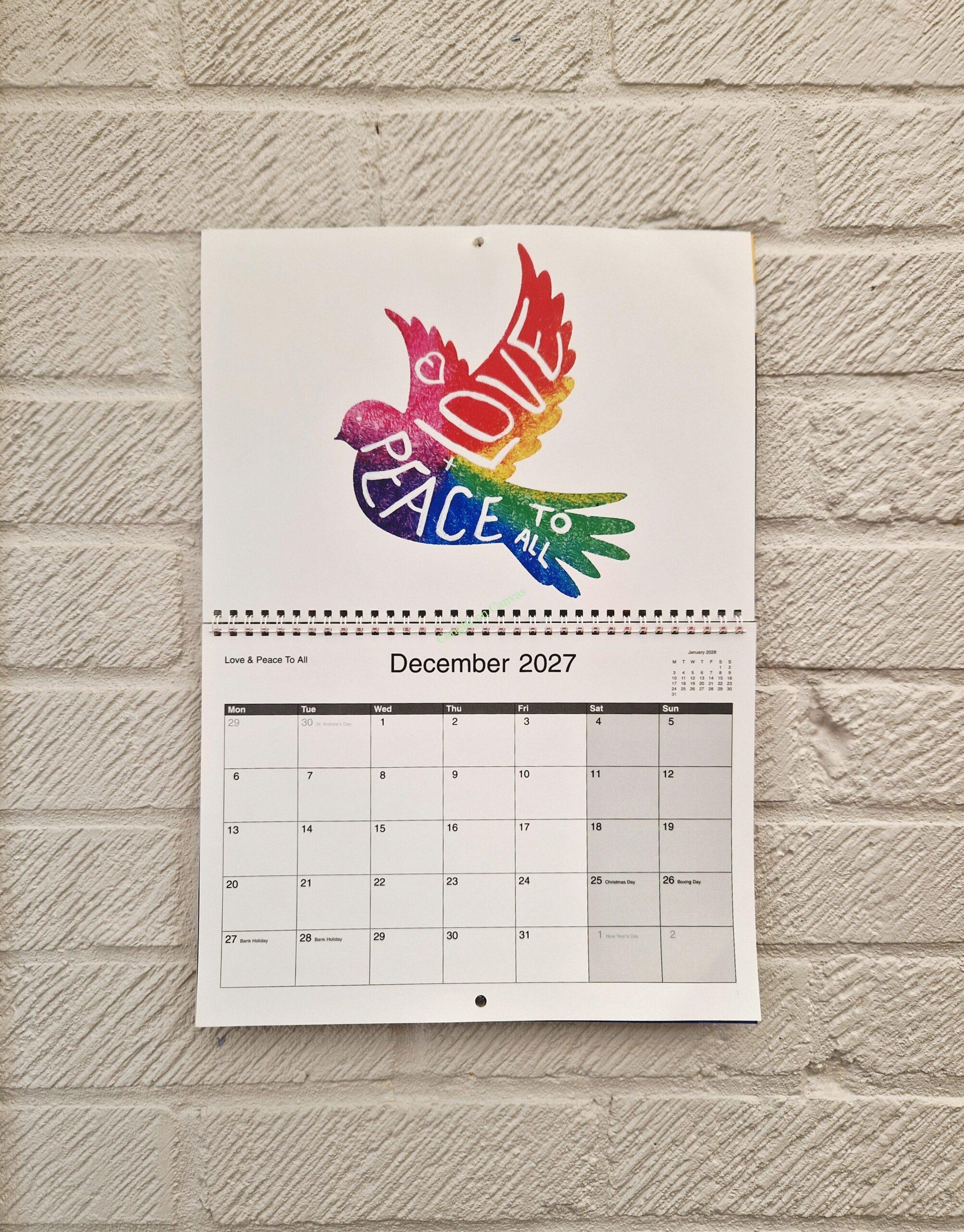 Caught on Canvas 2027 Calendar. - Image 11