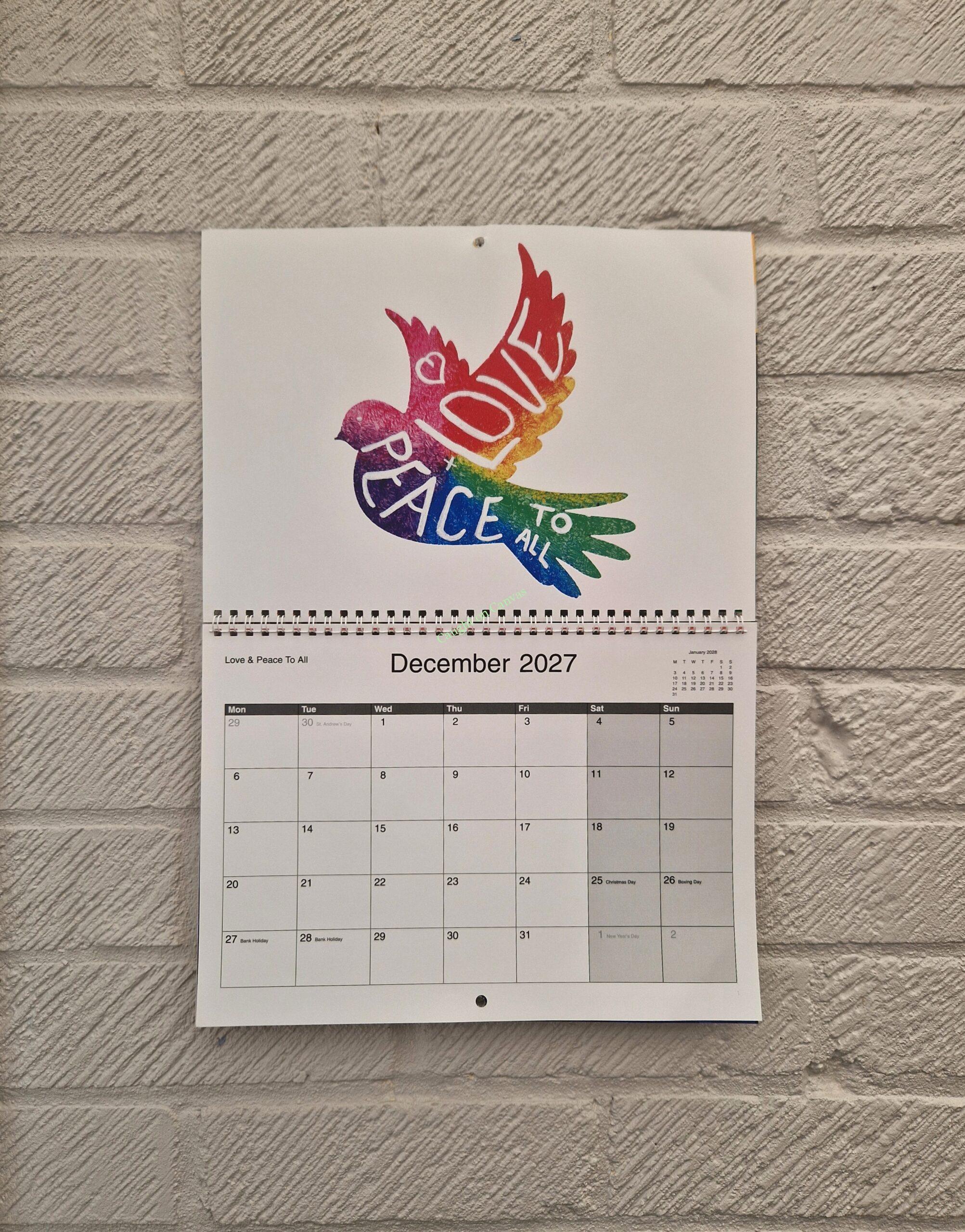 Caught on Canvas 2027 Calendar. - Image 14
