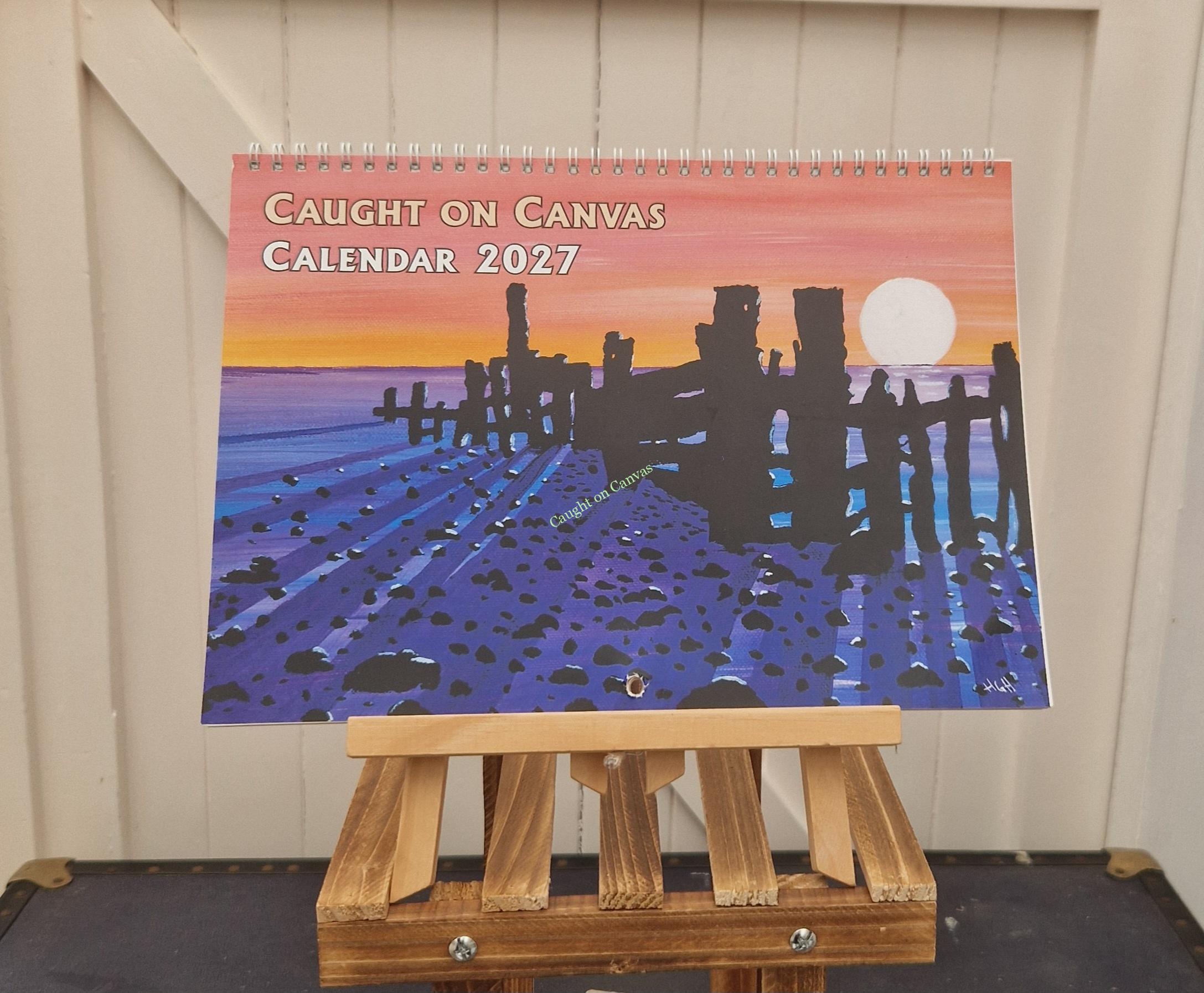 Caught on Canvas 2027 Calendar.