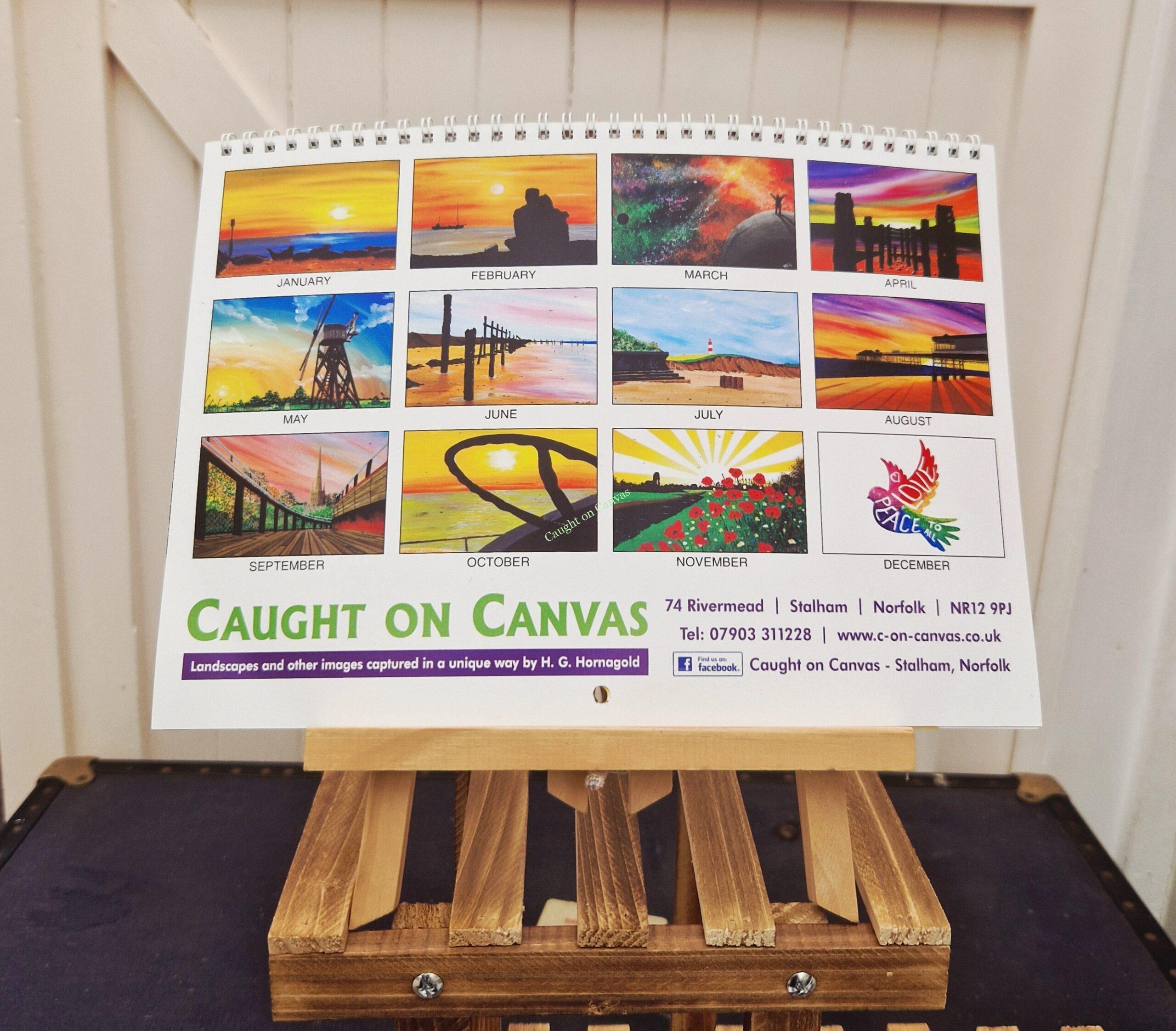 Caught on Canvas 2027 Calendar. - Image 2