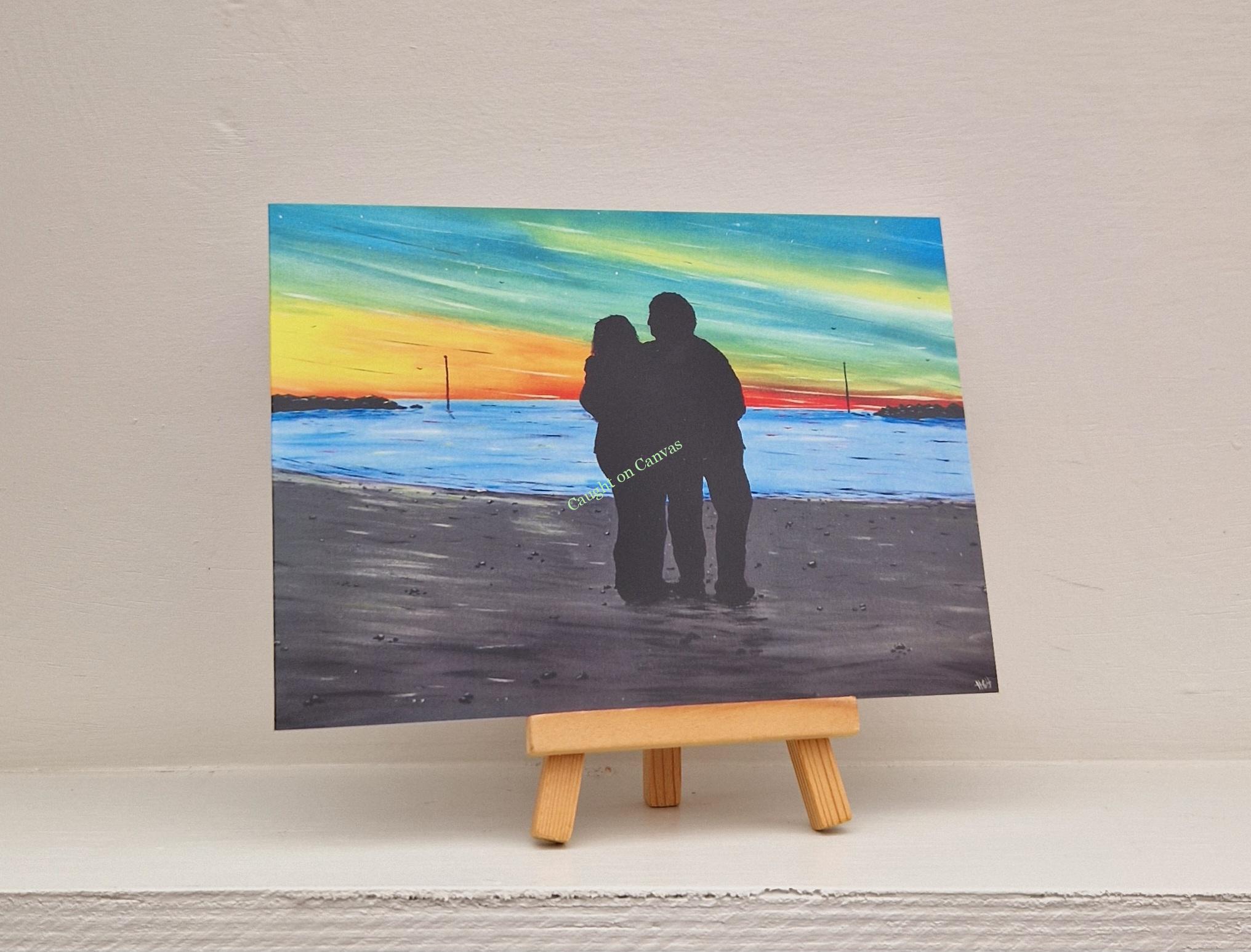 Sea Palling Couple Sunrise, Norfolk coast. - Image 2