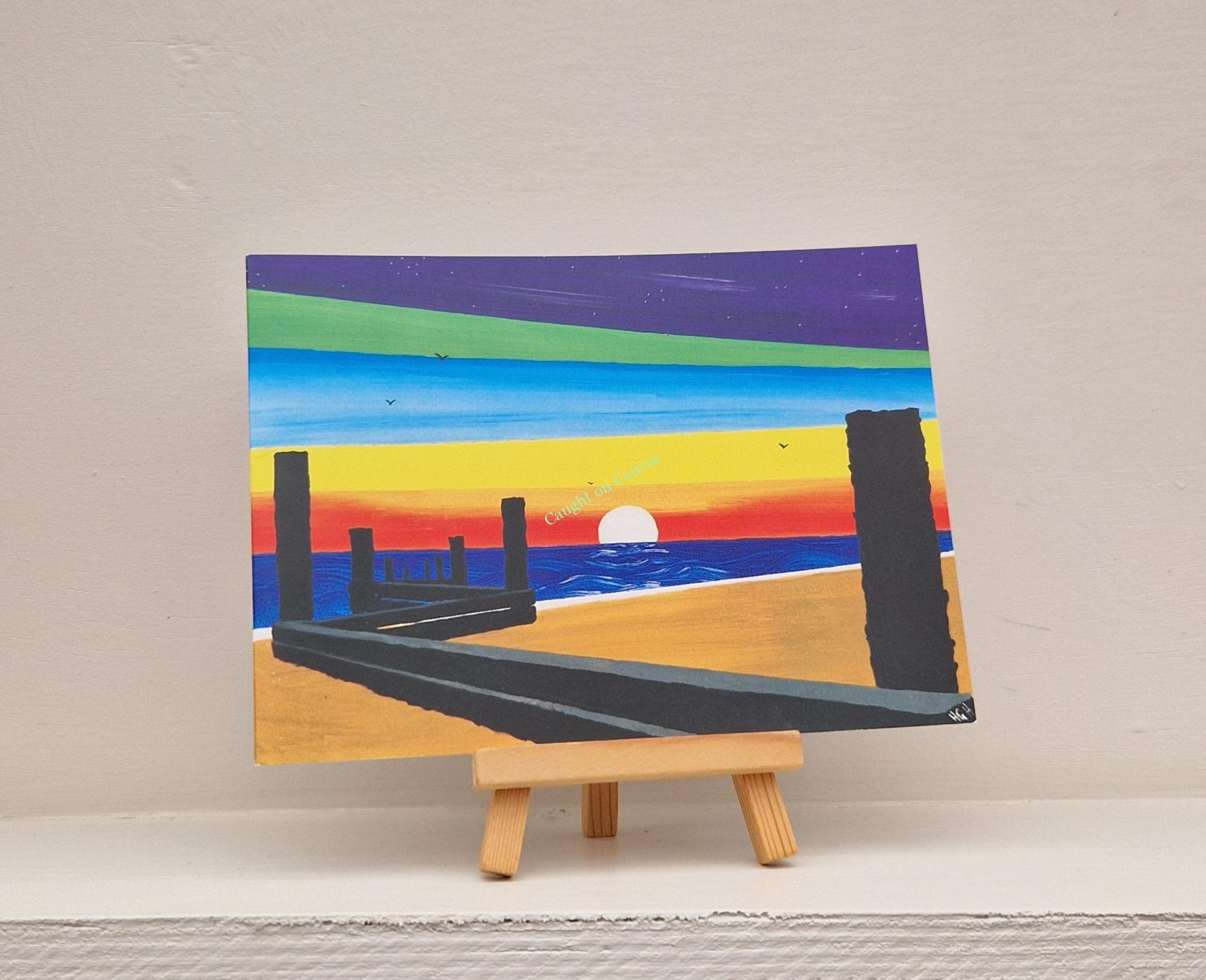 Groynes Sunrise, Walcott. - Image 3