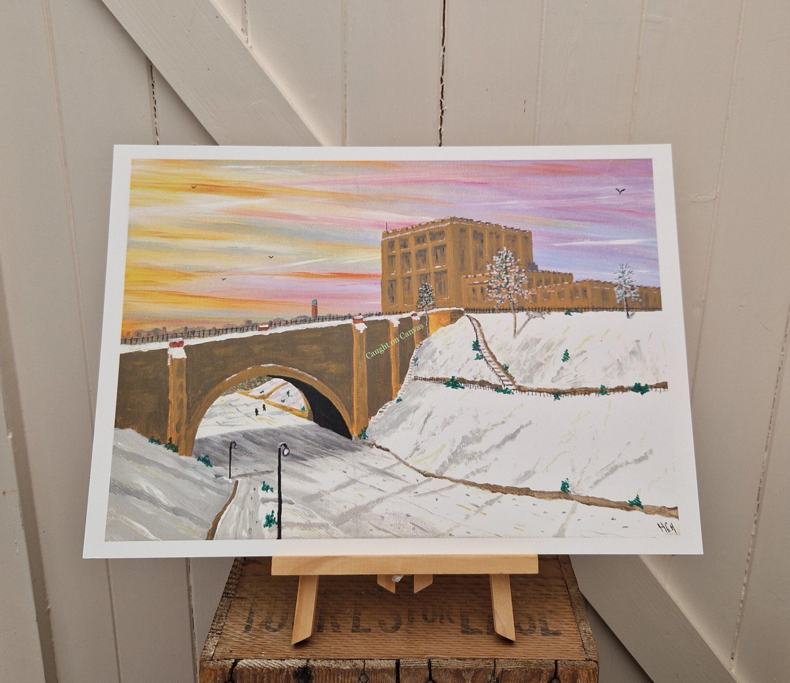 A walk in city snow. - Image 2